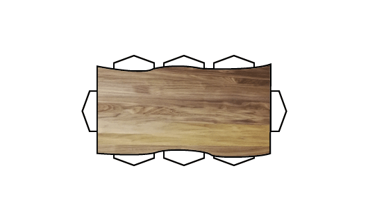 Urban Live Edge Table - TWULE-0880