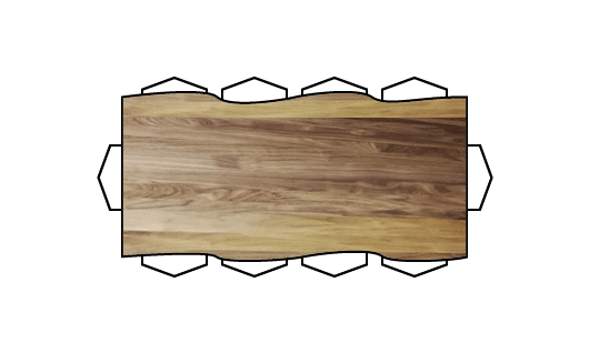 Urban Live Edge Table - TWULE-0910