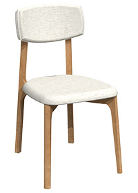 Chaise en noyer CW-1911